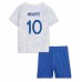 Frankrike Kylian Mbappe #10 Barnkläder Borta matchtröja till baby VM 2022 Kortärmad (+ Korta byxor) Billigt